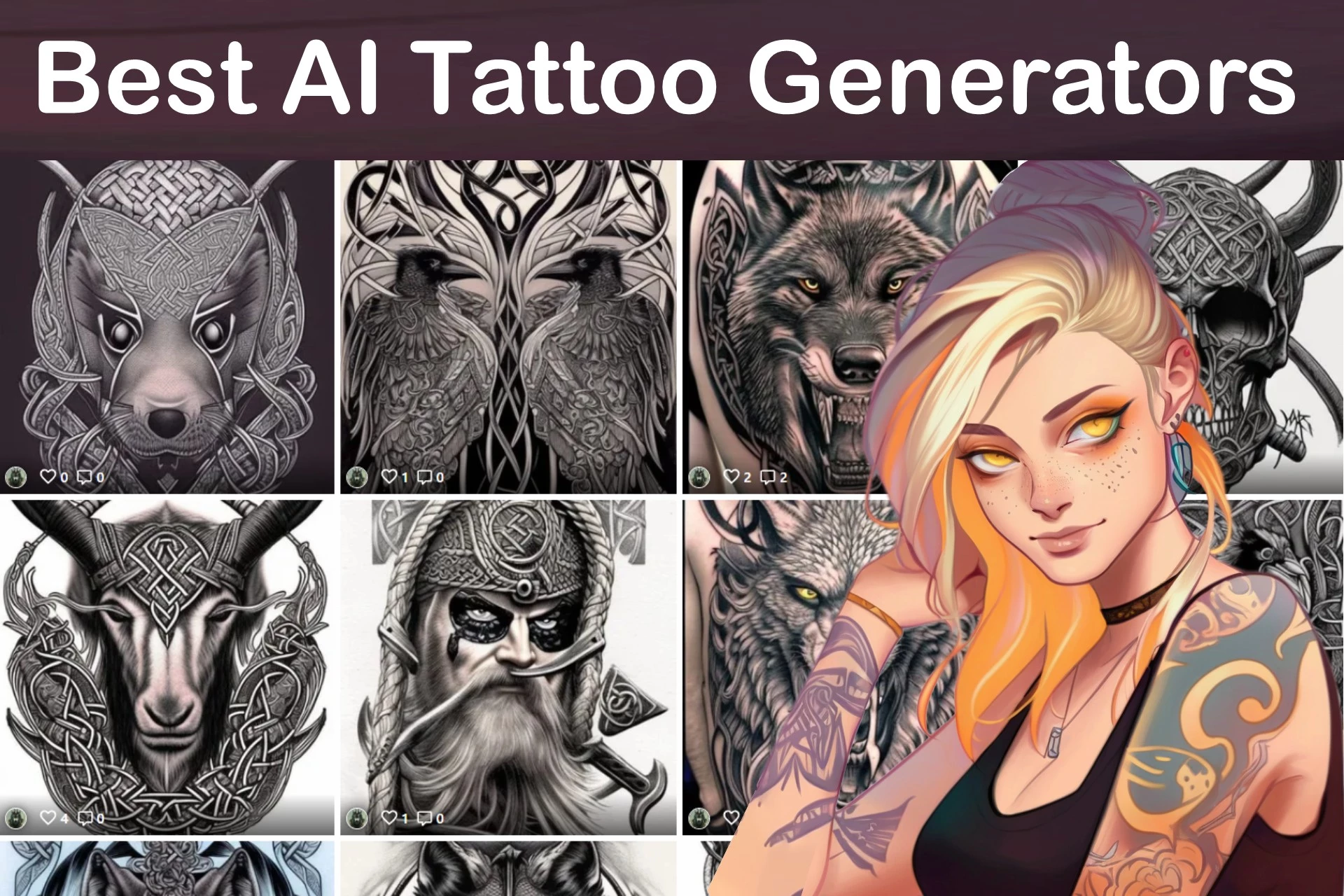 Cover image for article: AI Tattoo Generator Guide: Create Your Dream Tattoo Design in 2024